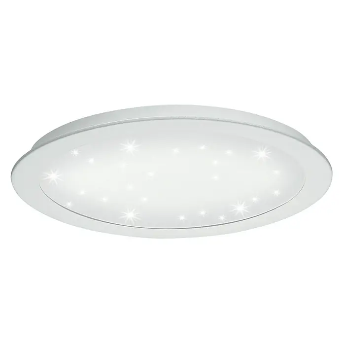 Eglo LED ugradbena svjetiljka, okrugla Fiobbo - 21 W, Ø x V: 30 x 5 cm, Bijele boje, Topla bijela - Pogled sprijeda