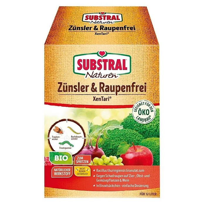 Substral Naturen Raupenfrei Xentari Bio - 4 x 3 g