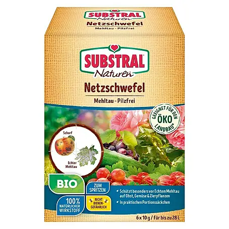 Substral Naturen Netz-Schwefelit Bio Mehltau - Pilzfrei