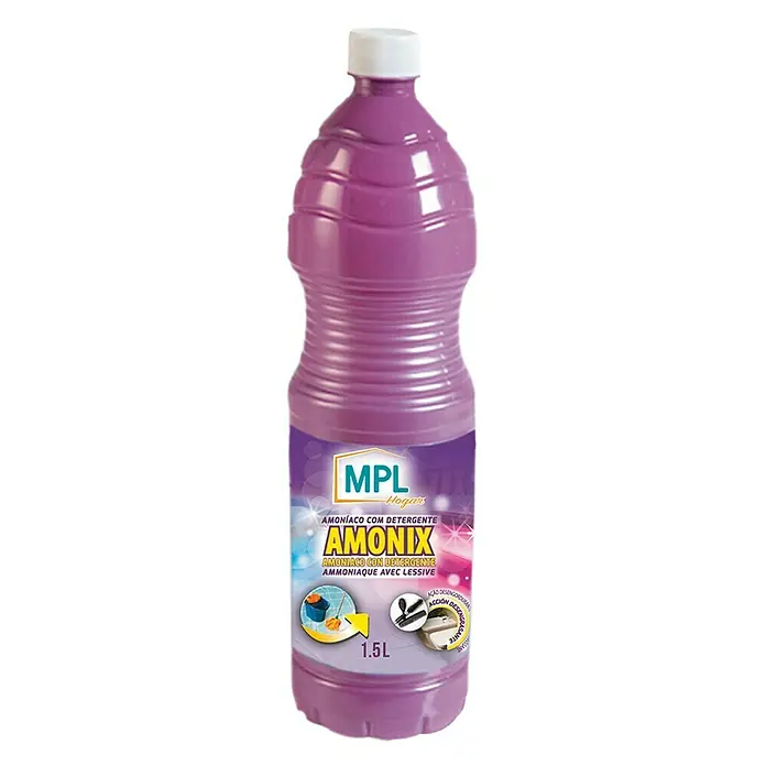 MPL Amoníaco con detergente Amonix - 1,5 l, Botella