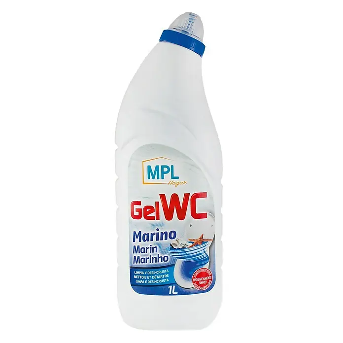 MPL Gel de limpieza WC - 1 l, Marino, Botella