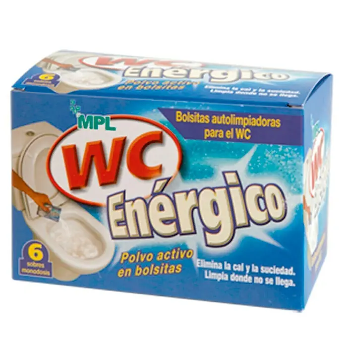MPL Detergente en polvo para WC Enérgico - 330 g, Caja plegable