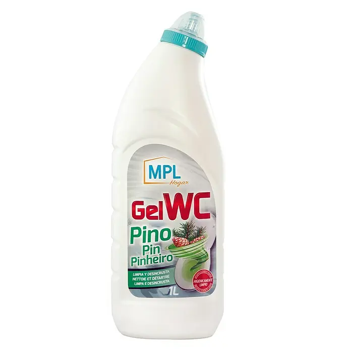 MPL Gel de limpieza WC - 1 l, Pino, Botella