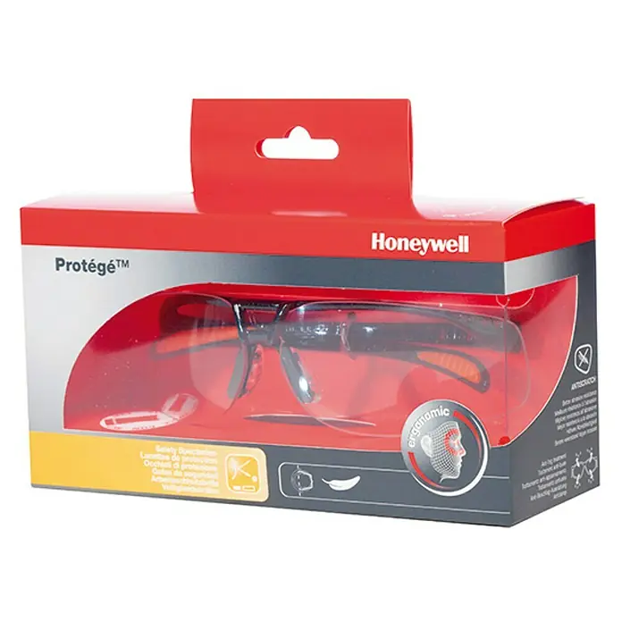 Honeywell Gafas de seguridad - Negro, Policarbonato