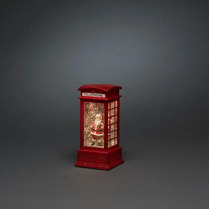 Konstsmide Led-decoratielamp - 0,1 W, Rood, l x b x h: 9,5 x 9,5 x 20 cm - Vooraanzicht