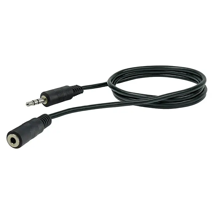 Schwaiger Audio produžni kabel - TRS priključak 3,5 mm, 1,5 m - Pogled sprijeda