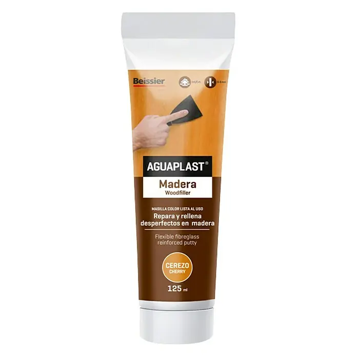 Beissier Aguaplast Masilla para madera - Cerezo, 125 ml
