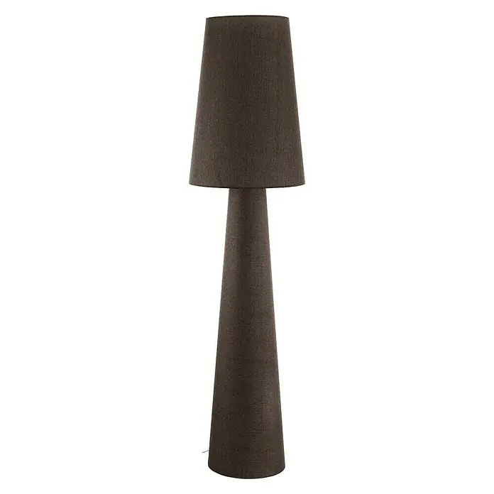 Eglo Stehleuchte Carpara - Braun, Höhe: 173 cm - Vorderansicht
