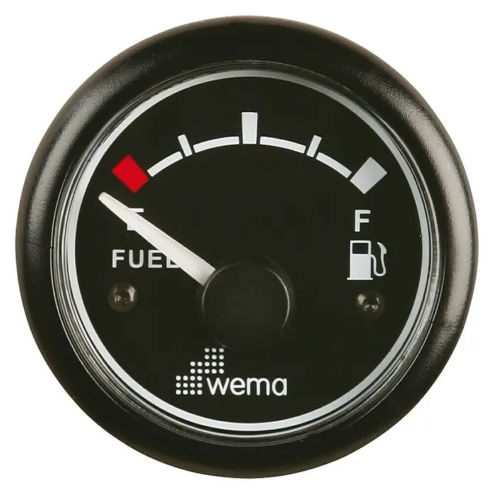 Brandstofmeter - Zwart
