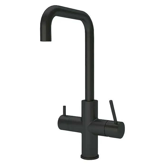 Kokendwaterkraan ACE.BOIL 3 in 1, u-vorm - Zwart, Mat, U-uitloop