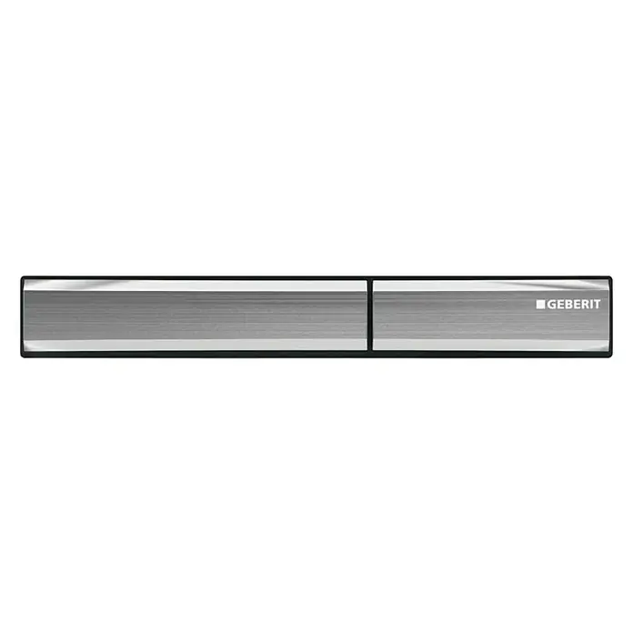 Geberit Bedieningsplaat Sigma 50 - Wit/Chroom, 2 spoelstanden