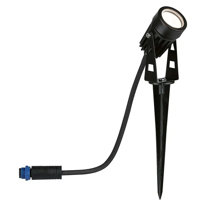 Paulmann Plug & Shine LED-Gartenspot - Erdspieß, Höhe: 26 cm - Vorderansicht