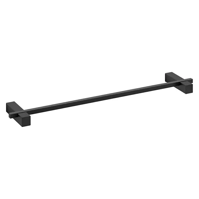 Zack Carvo Badetuchhalter - Breite: 50,8 cm, Schwarz, Matt - Vorderansicht