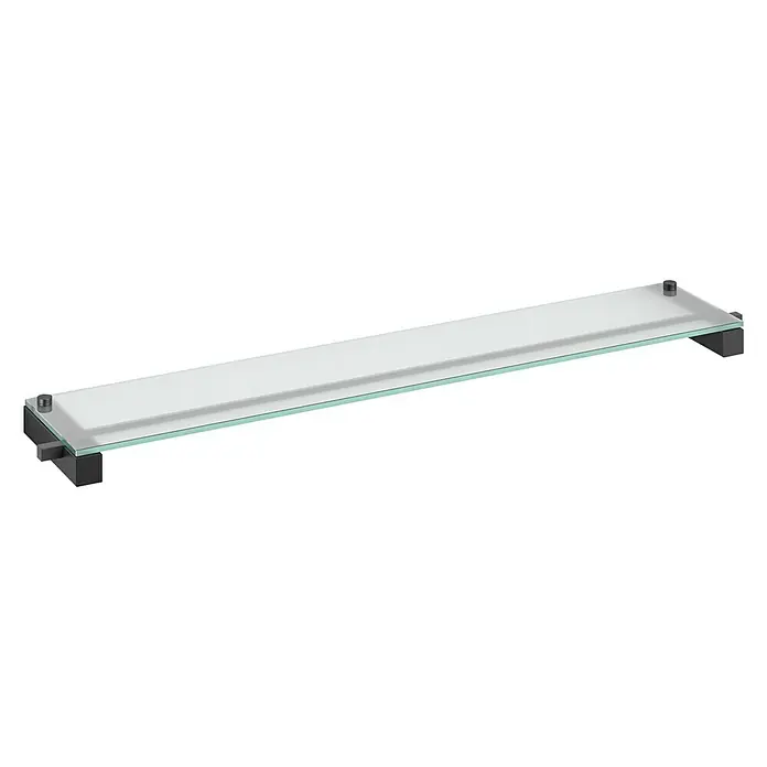 Zack Carvo Glasablage - Breite: 65,8 cm, Schwarz, Matt - Ansicht von oben