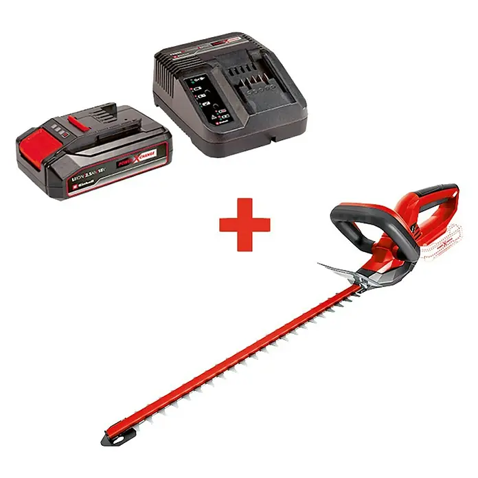 Einhell Power X-Change Cortasetos de batería GE-CH 1846 Li-Solo - 18 V, Sin batería, Longitud de corte: 46 cm