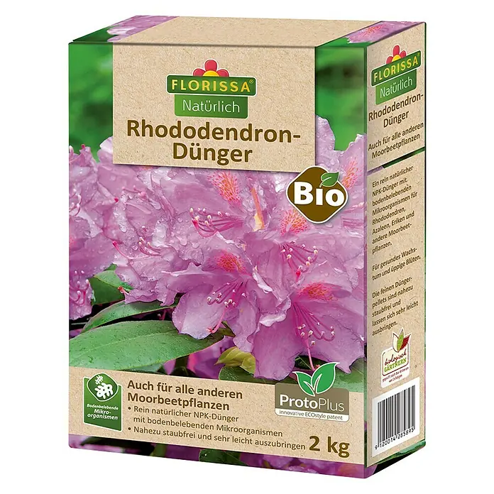 Florissa Rhododendrondünger - 2 kg, Inhalt ausreichend für ca.: 20 m²