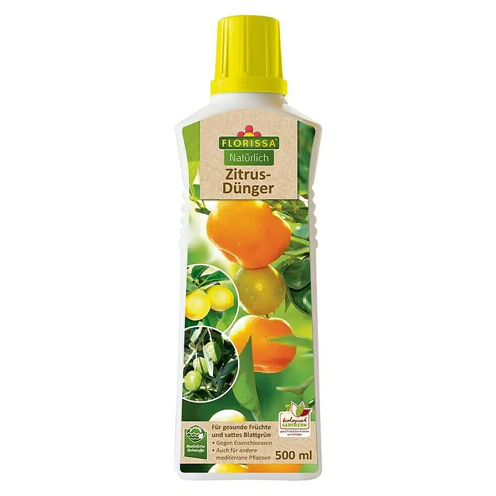 Florissa Zitrusdünger - 500 ml, Inhalt ausreichend für ca.: 134 l Gießwasser