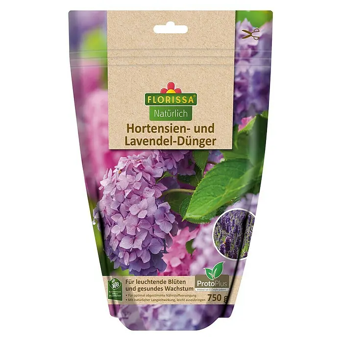 Florissa Hortensiendünger - 750 g, Inhalt ausreichend für ca.: 15 m²