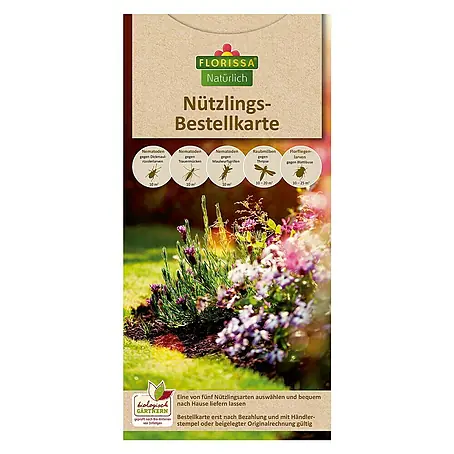 Florissa  Bestellkarte Nützlinge