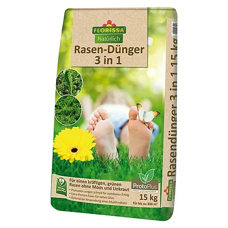 Florissa  Rasendünger 3 in 1