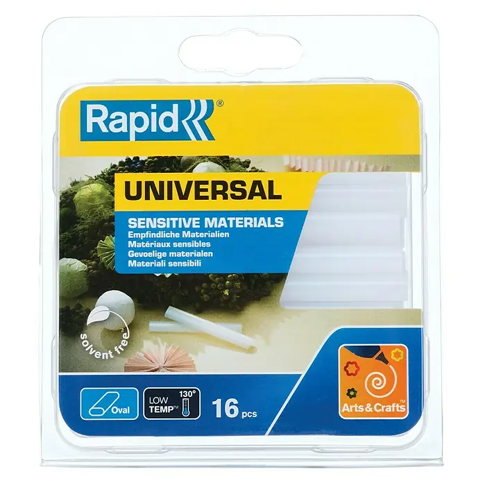 Rapid Klebepatronen - Passend für: Rapid Heißklebepistole EG130, 125 g, Transparent - Vorderansicht