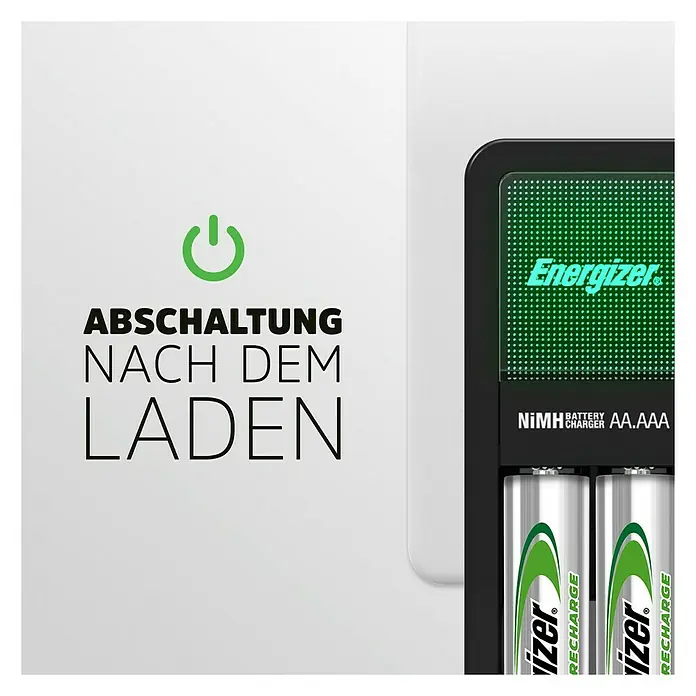 Energizer Ladegerät Mini - 2 Micro-Akkus (AAA) 700 mAh, Ladekanäle: 2 - Anwendungsbeispiel