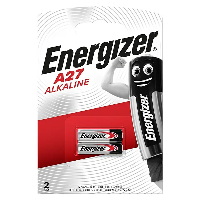 Energizer Pila A27 - 27A, 12 V - Vista frontal