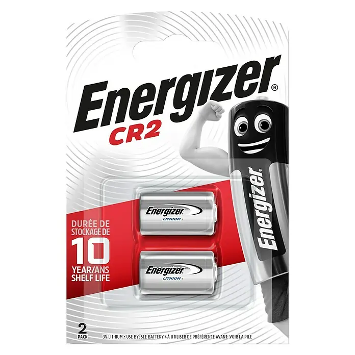 Energizer Batterie - Lithium, CR2, 3 V, 2 Stk. - Vorderansicht