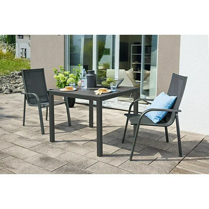 Sunfun Maja Balkonski stol - 90 x 90 x 74 cm, Aluminij