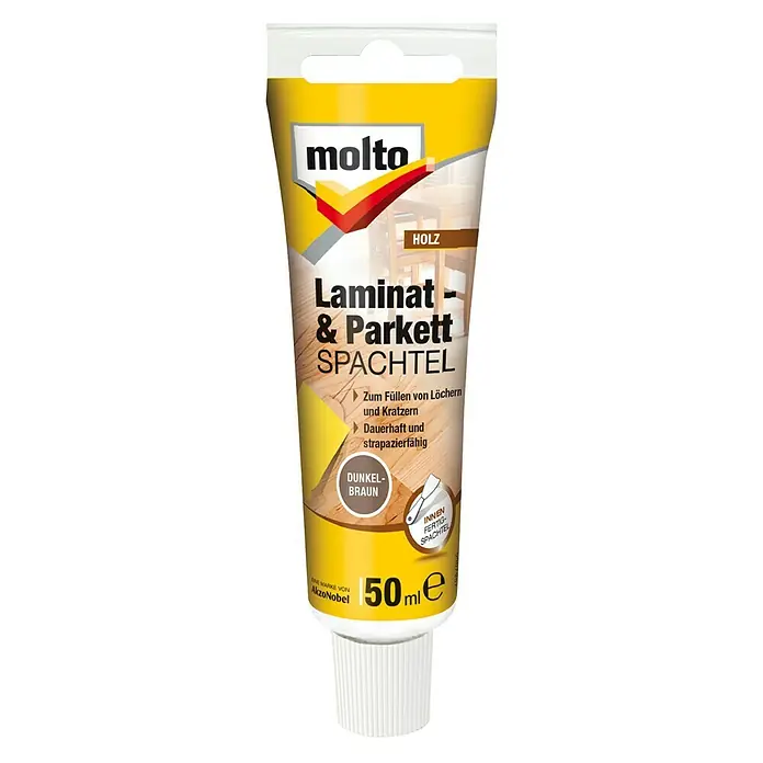 Molto Holzspachtel Laminat & Parkett - Dunkelbraun, 50 ml