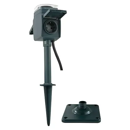 REV  Contactdoos met grondpen Grondpen