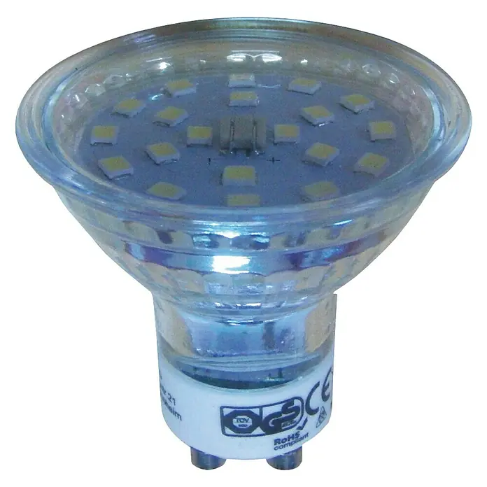 Voltolux Bombilla reflectora LED - 4 W, GU10, Color de luz: Blanco diurno, No regulable, 2 uds.
