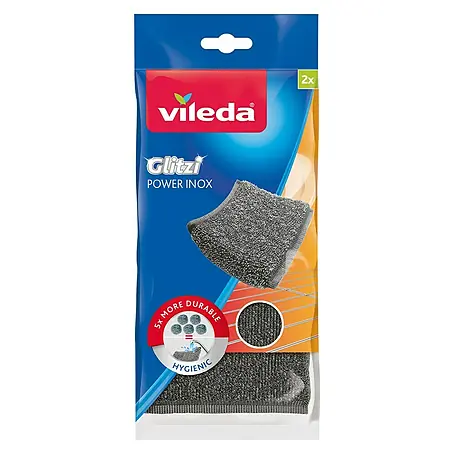 Vileda  Bayetas de limpieza Glitzi Power Inox