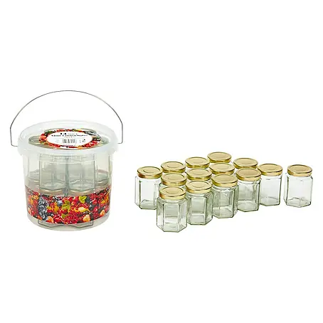 Vorratsglas Set im Eimer