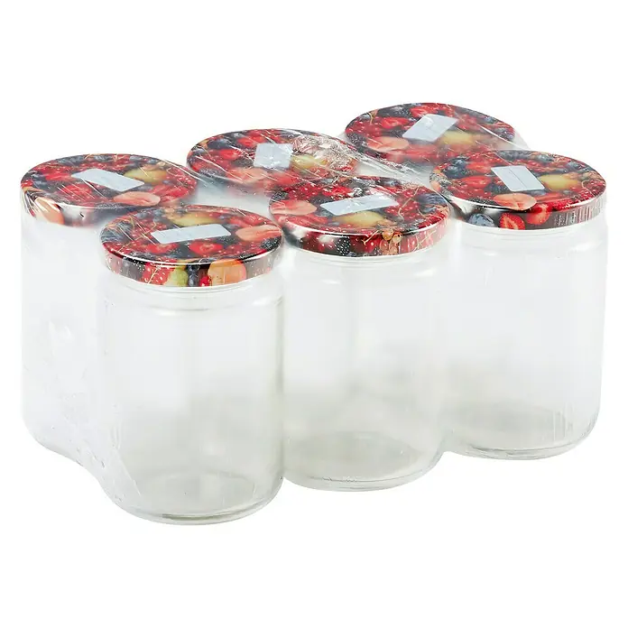 Pribor za pohranu - 390 ml, Oblik: Okrugli oblik, 6 Kom.