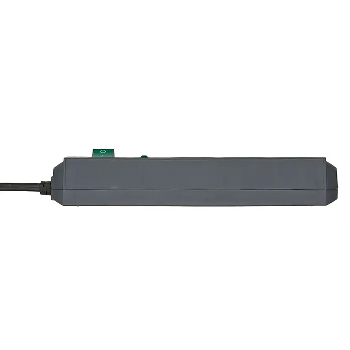 Brennenstuhl Eco-Line Steckdosenleiste - Anzahl Steckdosen Schuko: 3 Stk., Anthrazit, Kabellänge: 1,5 m