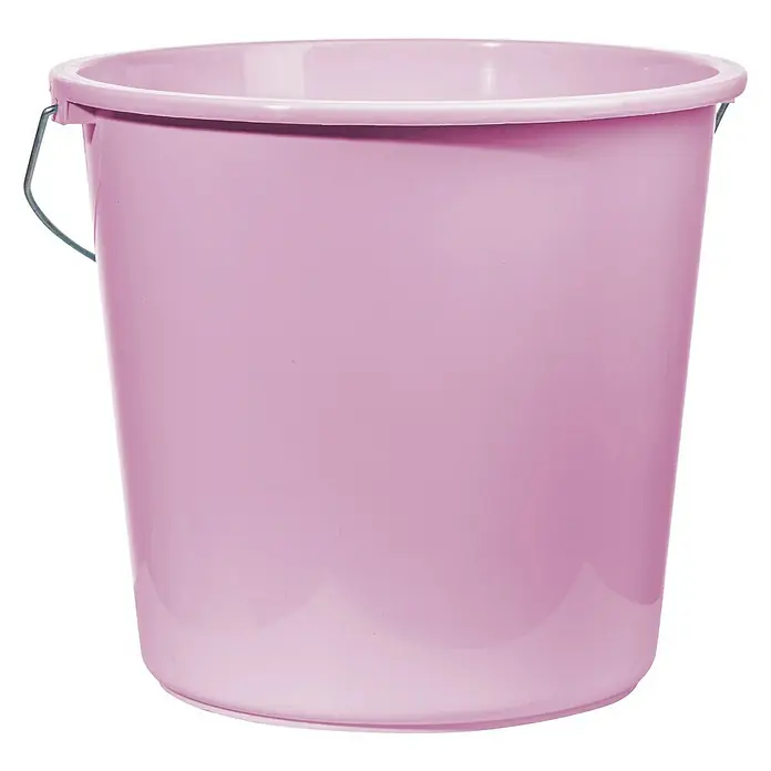 Eimer - 10 l, Blau, Grün, Rosa, Kunststoff