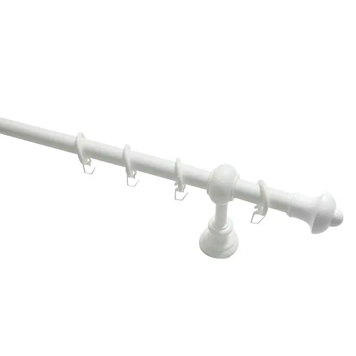 Gardinia Stilgarnitur - Länge: 255 cm, Durchmesser: 28 mm, Weiß