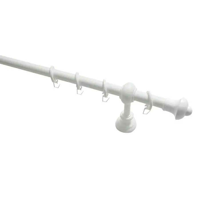 Gardinia Stilgarnitur - Länge: 125 cm, Durchmesser: 28 mm, Weiß