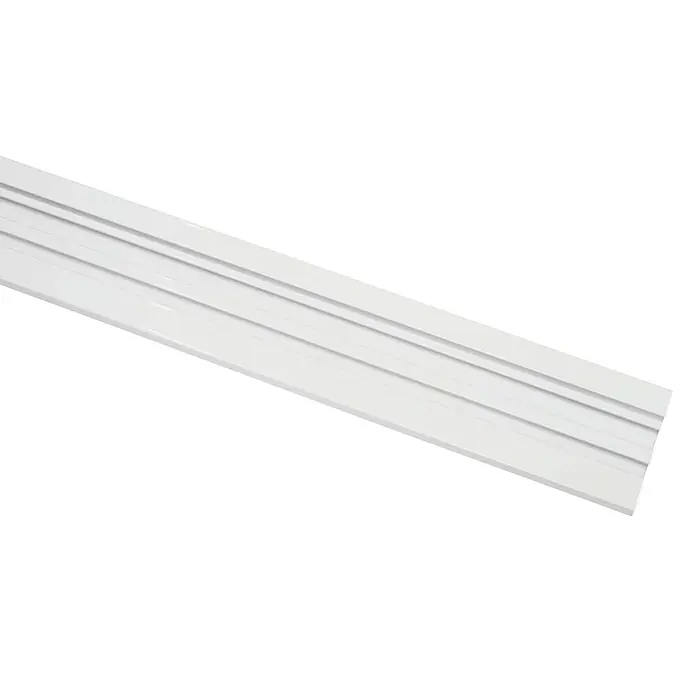 Gardinia Alu-Schiene - L x B x H: 250 x 5,5 x 0,7 cm, Zweiläufig, Aluminium
