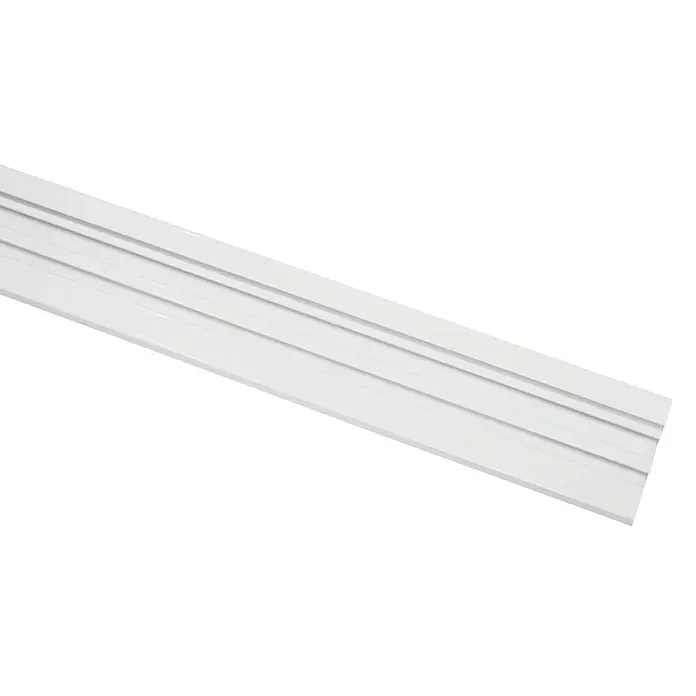 Gardinia Alu-Schiene - L x B x H: 200 x 5,5 x 0,7 cm, Zweiläufig, Aluminium
