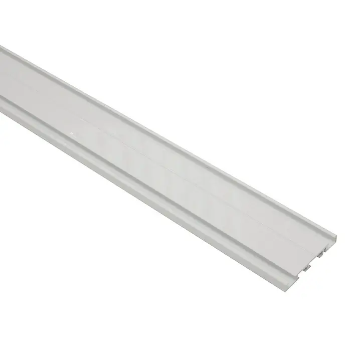 Gardinia Alu-Schiene - L x B x H: 200 x 5,5 x 0,7 cm, Zweiläufig, Aluminium