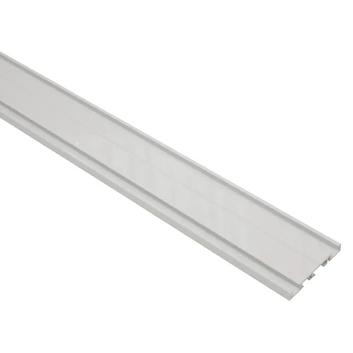 Gardinia Alu-Schiene - L x B x H: 250 x 5,5 x 0,7 cm, Zweiläufig, Aluminium