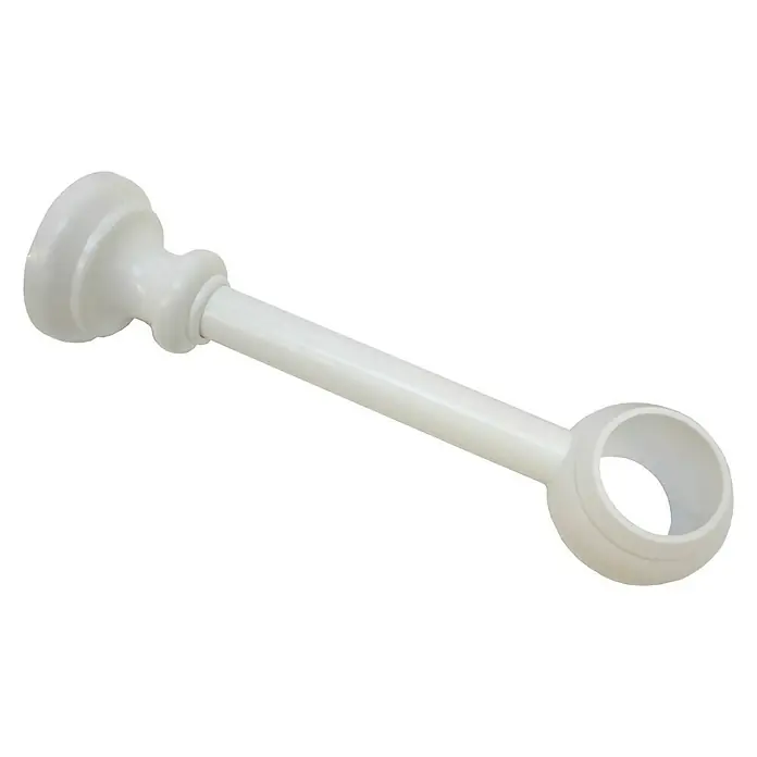 Gardinia Träger - Weiß, Geeignet für: Gardinenstangen Ø 28 mm, Länge: 28 mm