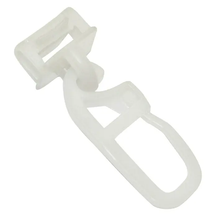 Gardinia Klickgleiter - Weiß, Geeignet für: Gardinenstangen Ø 16 mm, 20 Stk.