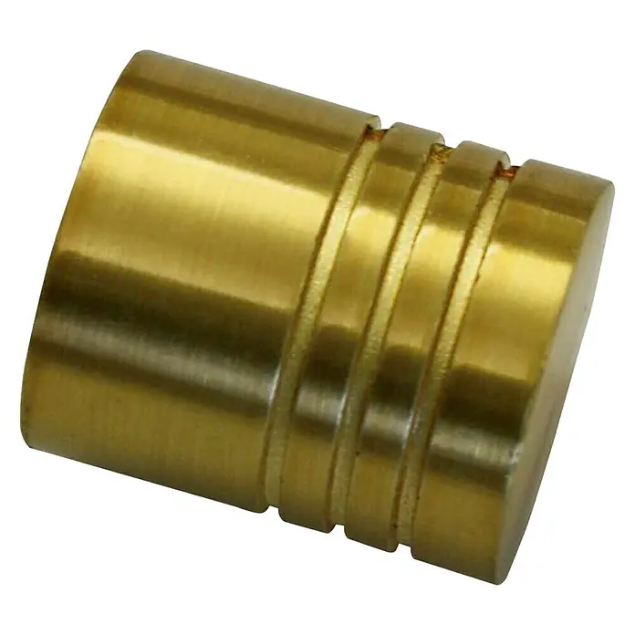 Gardinia Endknopf - Rund, Metall