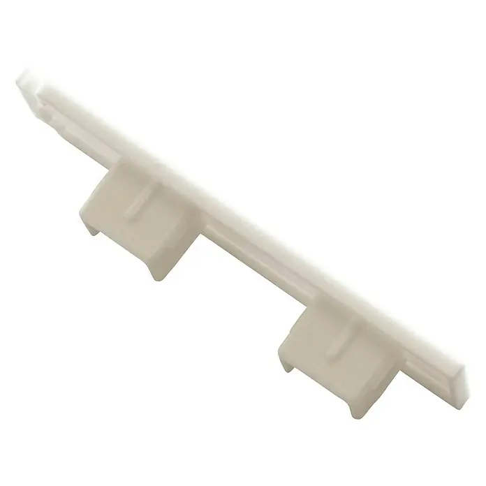 Gardinia Endstück - Weiß, L x B x H: 15,9 x 8,5 x 2 cm