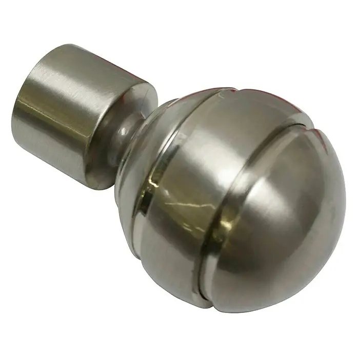 Gardinia Endknopf Chicago - Rund, Metall, Durchmesser: 20 mm