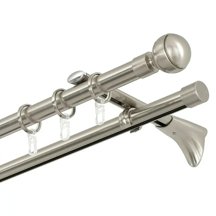 Gardinia Endknopf Chicago - Rund, Metall, Durchmesser: 20 mm