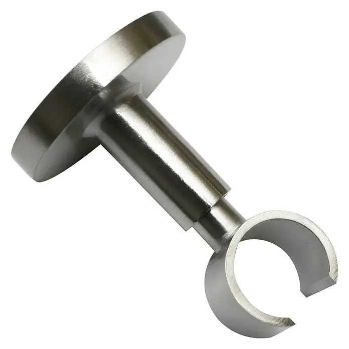 Gardinia Deckenträger Chicago - Edelstahloptik, Geeignet für: Gardinenstangen Ø 20 mm